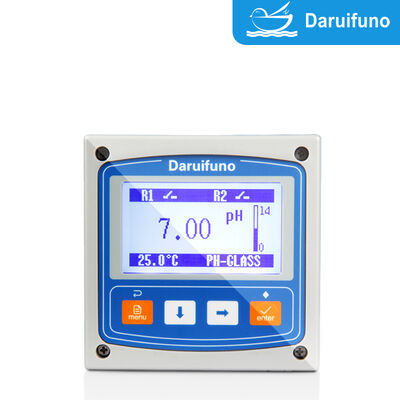 RS485 Modbus RTU pH ORP 컨트롤러 (듀얼 4-20mA 출력 및 IP66 패널 마운트, 온라인 pH ORP 분석기용)