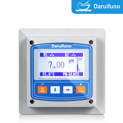 RS485 Modbus RTU pH ORP 컨트롤러 (듀얼 4-20mA 출력 및 IP66 패널 마운트, 온라인 pH ORP 분석기용)
